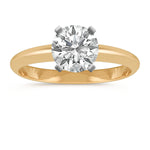 Classic Engagement Ring in 18k Yellow Gold