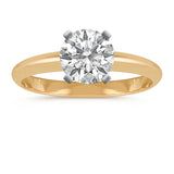 Classic Engagement Ring in 18k Yellow Gold