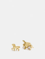 Horse And Carriage Stud Earrings