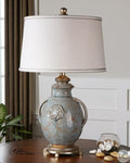 Cancello Blue Glaze Lamp ID: UTT-26483