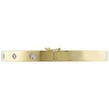 Diamond Bangle Bracelet in 14k Yellow Gold (7 in)
