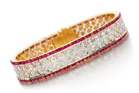 RUBY AND DIAMOND BRACELET