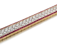 RUBY AND DIAMOND BRACELET