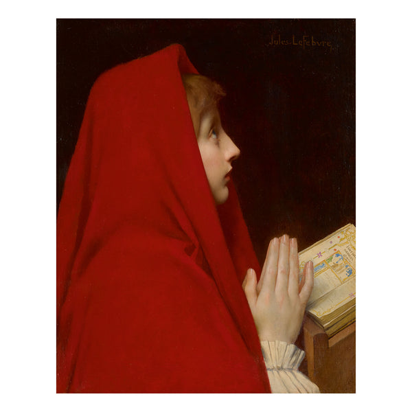 JULES JOSEPH LEFEBVRE | THE RED CLOAK