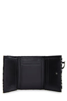 CHRISTIAN DIOR NAVY TROTTER CANVAS SADDLE WALLET