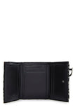 CHRISTIAN DIOR NAVY TROTTER CANVAS SADDLE WALLET