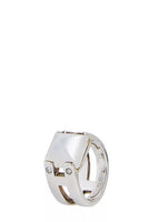 HERMÈS WHITE & SILVER MEDOR RING