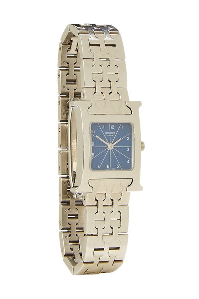 HERMÈS NAVY & STAINLESS STEEL HEURE H PM