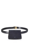 LOUIS VUITTON BLACK EPI TILSITT 44
