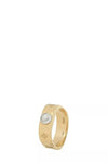 LOUIS VUITTON GOLD NANOGRAM RING MEDIUM
