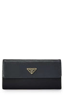 PRADA BLACK TESSUTO WALLET
