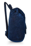 VERSACE NAVY TERRY CLOTH MEDUSA BACKPACK