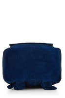 VERSACE NAVY TERRY CLOTH MEDUSA BACKPACK