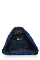VERSACE NAVY TERRY CLOTH MEDUSA BACKPACK