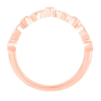 DIAMOND CONTOUR RING IN 10K ROSE GOLD