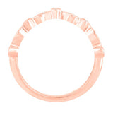 DIAMOND CONTOUR RING IN 10K ROSE GOLD