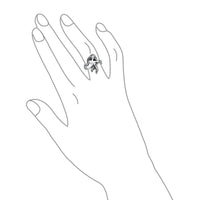 Nautical Sea Nymph Siren Mermaid Ring 925 Sterling Silver 2MM Band