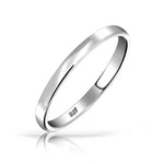 925 Sterling Silver Couples Wedding Band Ring Or Thumb Toe Ring 3MM