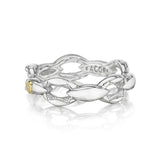 Crescent Links Ring in Silver STYLE SR183