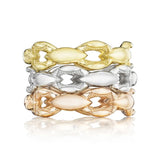 Crescent Links Ring in Silver STYLE SR183