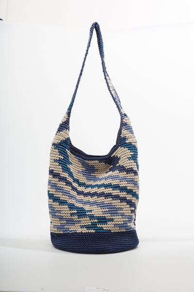 White-Blue Bag