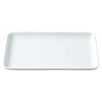 WHITE PORCELAIN RECTANGULAR DISH 22.4X12.2CM