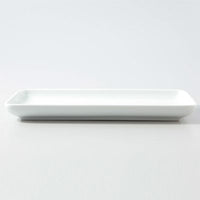 WHITE PORCELAIN RECTANGULAR DISH 22.4X12.2CM