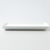 WHITE PORCELAIN RECTANGULAR DISH 22.4X12.2CM