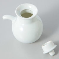 WHITE PORCELAIN SAUCE POT S 6.2X8CM